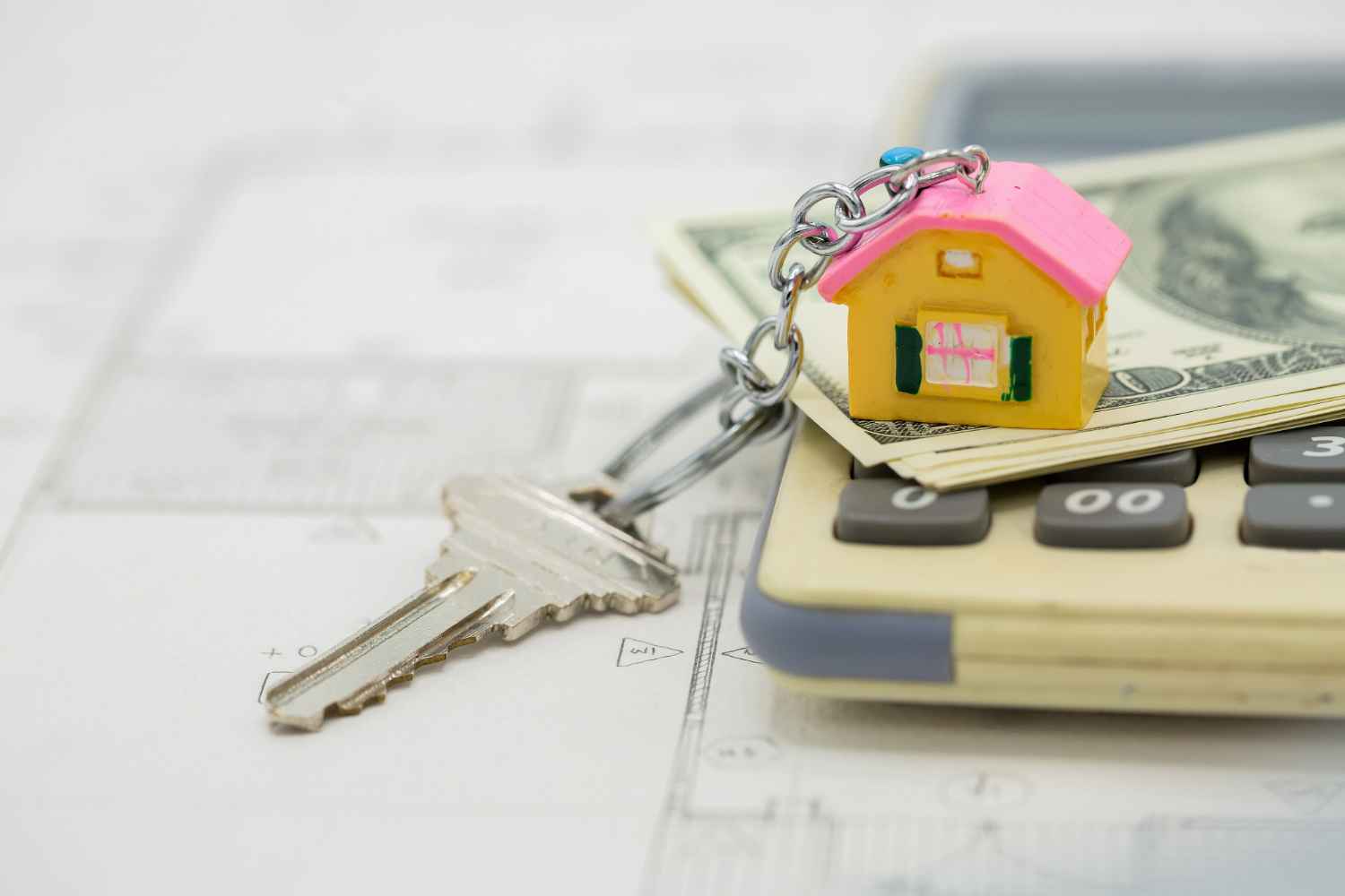 Keys on a table after a property purchase in Spain