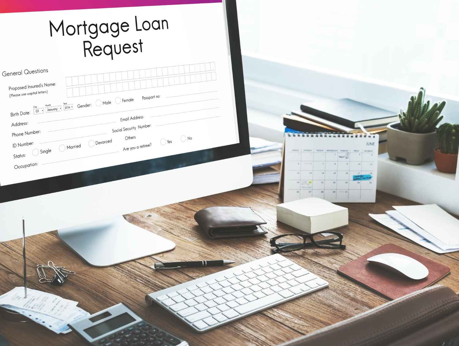 Mortgage loan request for a property purchase in Spain