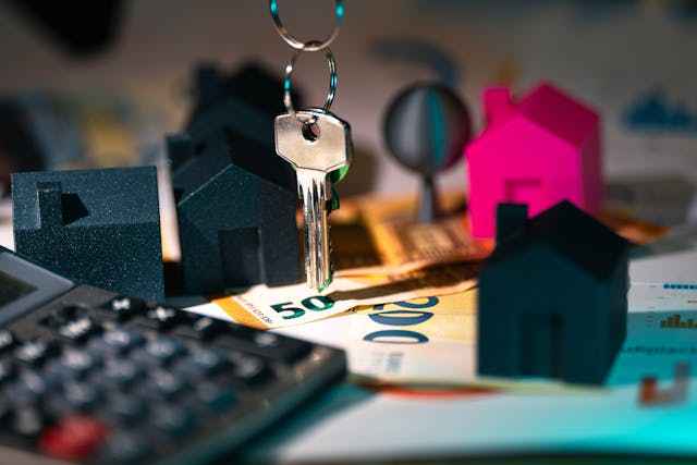 Spanish mortgage and property buying illustration